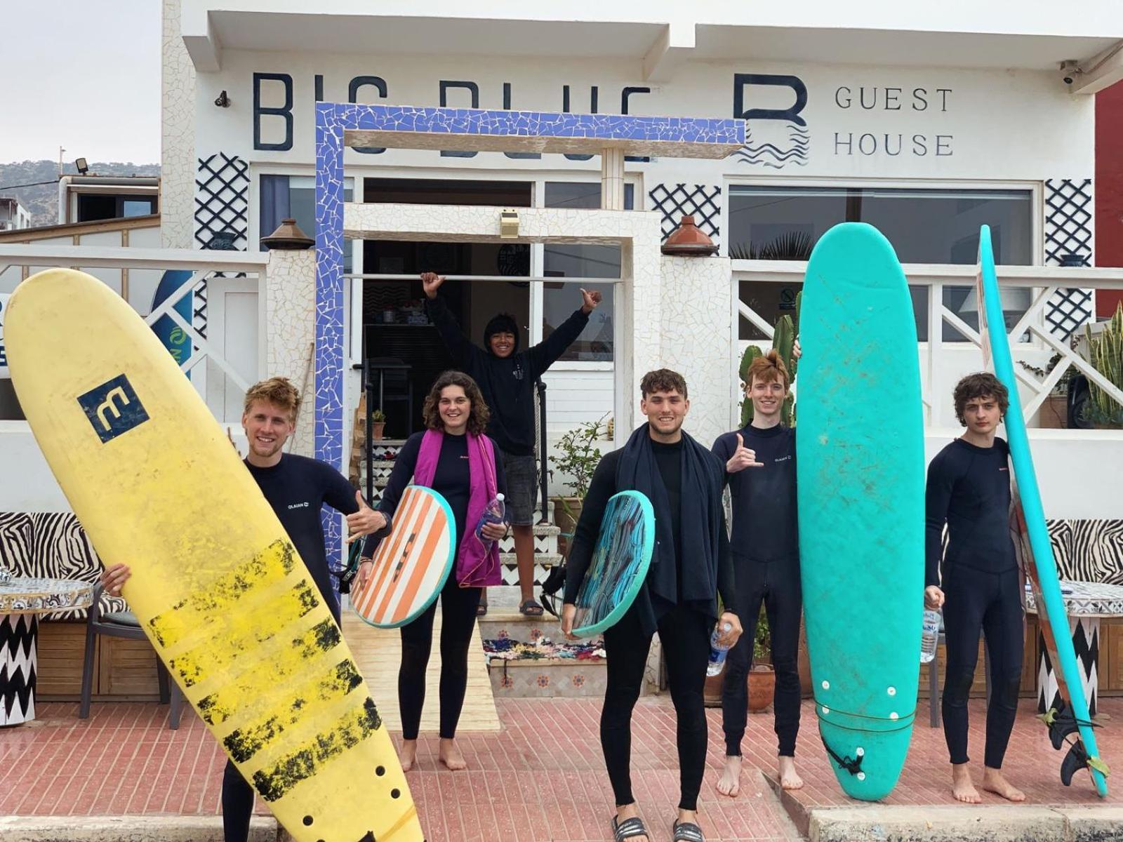 Big Blue Guest House Imsouane Bagian luar foto